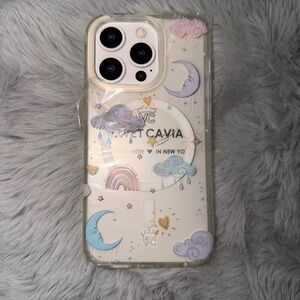 Velvet Caviar Dreamy Skies iPhone Case - Pink, Blue, and White